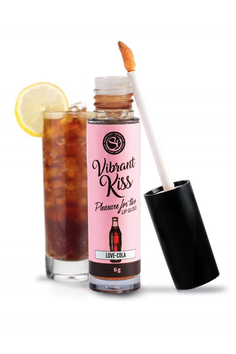 Gloss sexe oral vibrant au cola 100% comestible - SP6577