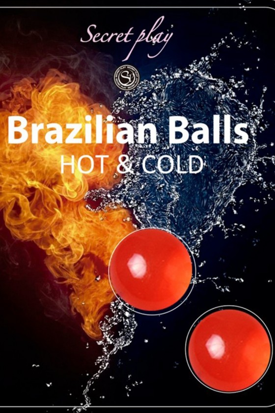 Boules de massage Brésiliennes effet chaud froid - BZ6294