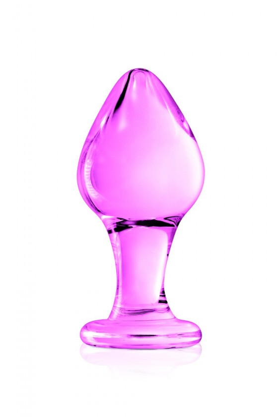 Plug anal boule en verre rose  n°31 Glossy - CC532071050